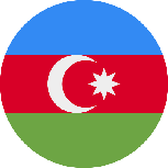 علم أذربيجان دائري 153x153