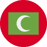 علم جزر المالديف دائري 153x153