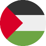 علم فلسطين دائري 153x153