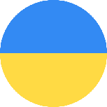 علم أوكرانيا دائري 153x153