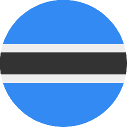 علم بوتسوانا دائري 256x256