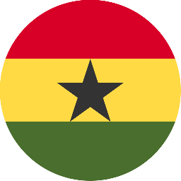علم غانا دائري 256x256