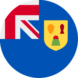 علم جزر تركس وكايكوس دائري 256x256