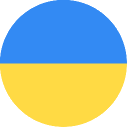 علم أوكرانيا دائري 256x256