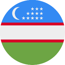 علم أوزبكستان دائري 256x256