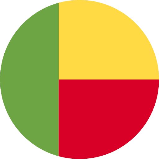 علم بنين دائري 512x512