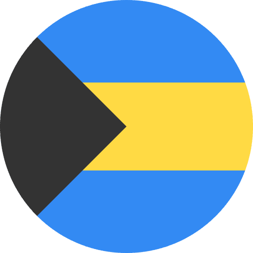 علم جزر البهاما دائري 512x512
