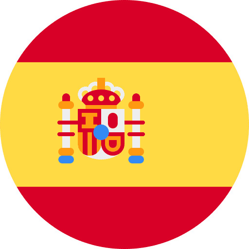 علم أسبانيا دائري 512x512