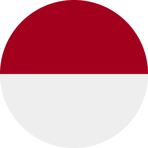 علم إندونيسيا دائري 512x512