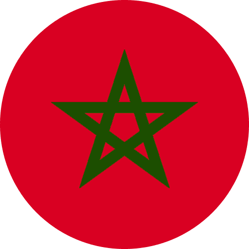 علم المغرب دائري 512x512