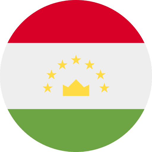 علم طاجيكستان دائري 512x512