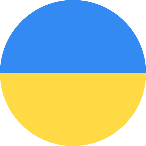 علم أوكرانيا دائري 512x512