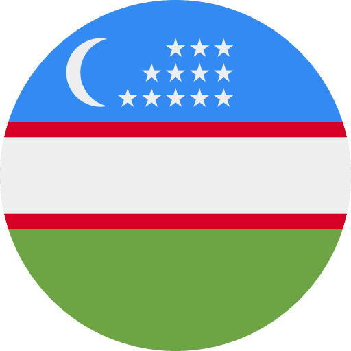 علم أوزبكستان دائري 512x512