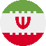 علم إيران دائري 66x66