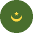 علم موريتانيا دائري 66x66