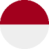 علم إندونيسيا دائري 96x96