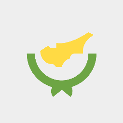 علم قبرص مربع 255x255