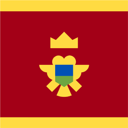 علم مونتينيغرو مربع 255x255