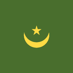 علم موريتانيا مربع 255x255
