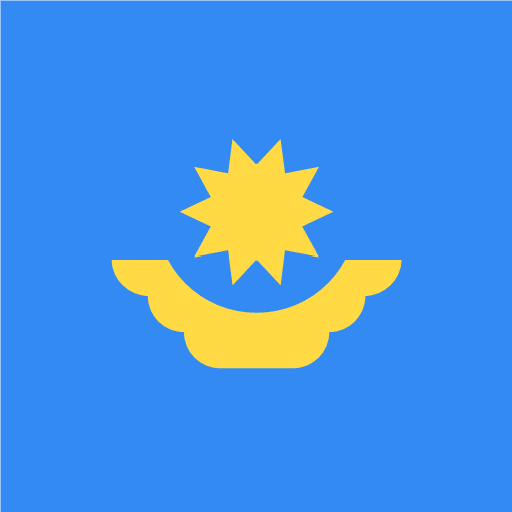 علم كازاخستان مربع 512x512