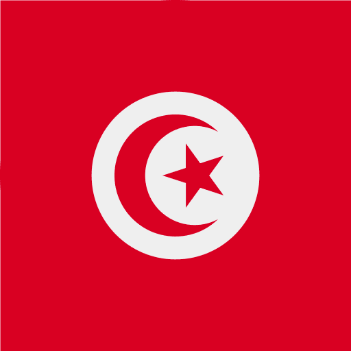 علم تونس مربع 512x512