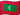علم جزر المالديف مموج 20x15