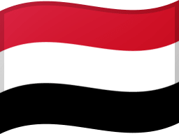 علم اليمن مموج 256x192